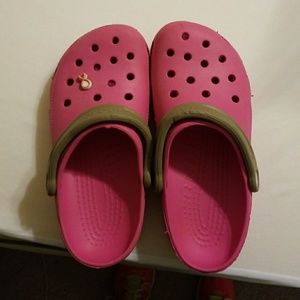 Pink Crocs